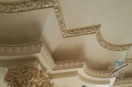 آموزش استفاده از گچبری کلاسیک در سقف،دیوار، راهروها